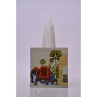OGGN MDF Wooden Printed Paper Napkin Box
