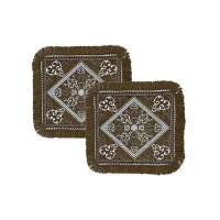 MHF Surya Geometric Aasan Mat 06 (Mouse) 56 x 56 cm