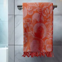Sheetal World Bath Towel Jacquard-3060 210 GSM Orange