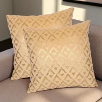 Cosycloud Decorative Arrow Filled Cushion 40 x 40 cm - Set Of 2