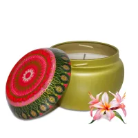 Pan Aromas Scented Tin Candle 70gm Tropical Paradise