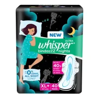 Whisper Ultra Bindazzz Nights Sanitary Pads XXL