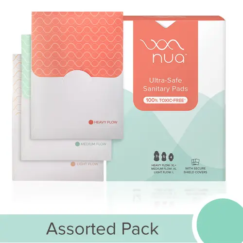 Nua Ultra Safe Assorted Sanitary Pads (4-L/5-XL/3-XL+ )