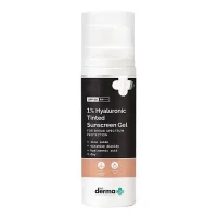 The Derma Co 1% Hyaluronic Tinted Sunscreen Gel