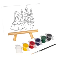 Little Birdie Create & Display Fun Set - Princess Castle Pre Marked Panel