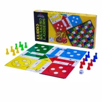 Parksons Snake & Ladder & Ludo 2 In 1 Board Game