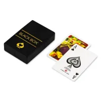 Parksons Plastic Playing Cards Black Box Premium