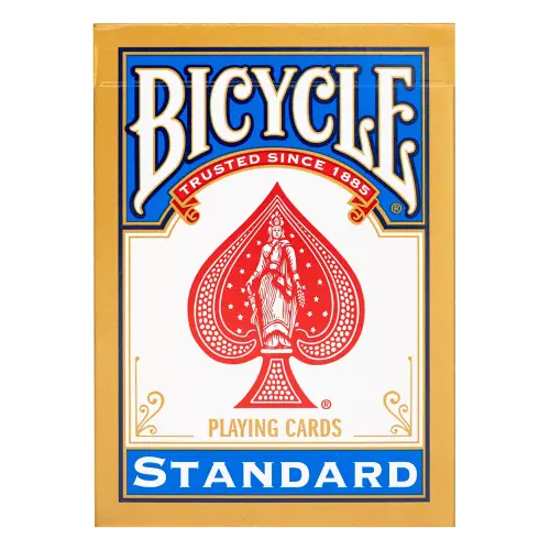 Parksons Bicycle Standard 808 Gold Playing Cards - Red Or Blue