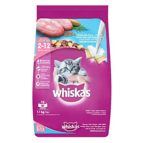 Whiskas Junior Ocean Fish With Milk (2-12 Months)