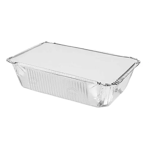 Disposable Aluminium Foil Container With Lid - 450 ml