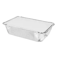 Disposable Aluminium Foil Container With Lid - 450 ml
