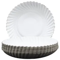 Richbond Disposables Paper Plate White - 9 Inches