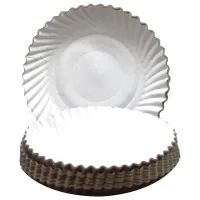 Richbond Disposables Paper Plate White - 8 Inches