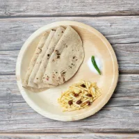 Tamul Disposable Round Areca Palm Leaf Plates (12 Inch) - 20 Pieces