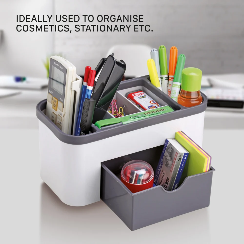Jaipet Everyday Multipurpose Organiser With Stand - Grey