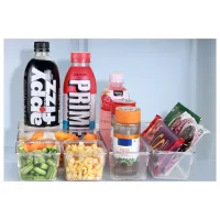 Jaipet Alexa Multipurpose Fridge Organiser (Transparent) - Set Of 6