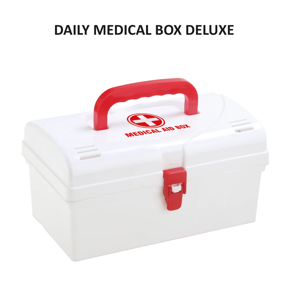 Jaipet Daily Medical Aid Box - White