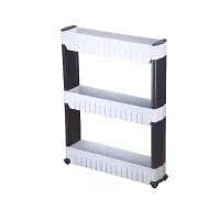 Jewel Infinity 3 Layer Trolly - White & Black