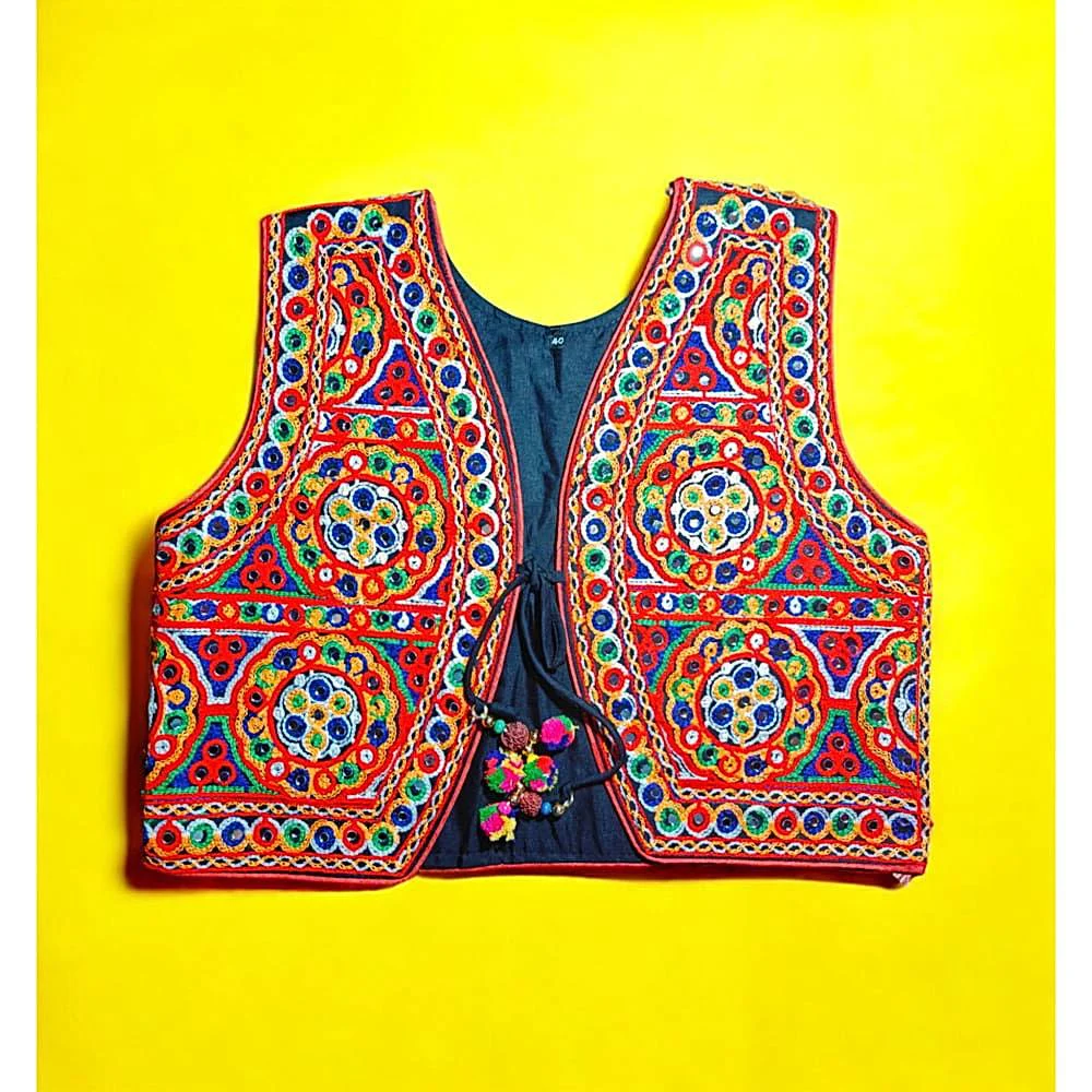 House Of Festival Garba Jacket For Women - Free Size ( Multicolor ) Pack Of 1