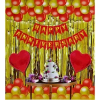 Manovedant Happy Anniversary Decoration Kit - Multicolour