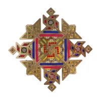 MDF Decorative Swastik Rangoli