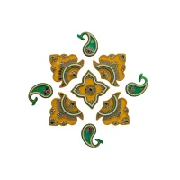 Acrylic Big Rangoli D1