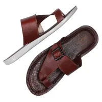 Bata Buckle - Apollo Men's Sandal AW23 (Brown)