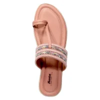 Bata Neon Tr Women's Chappal - Nude Pink