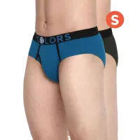 Rupa Frontline Colours Men's Brief - 100cm (XXL) - Blue & Olive Green