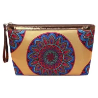 Sabhyata Mandala Design SP2-07 Multipurpose Pouch (Yellow)