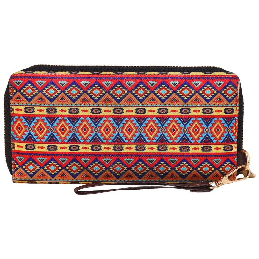 Sabhyata Aztec Design Wallet (SW09-02) - Red