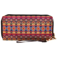 Sabhyata Aztec Design Wallet (SW09-02) - Red