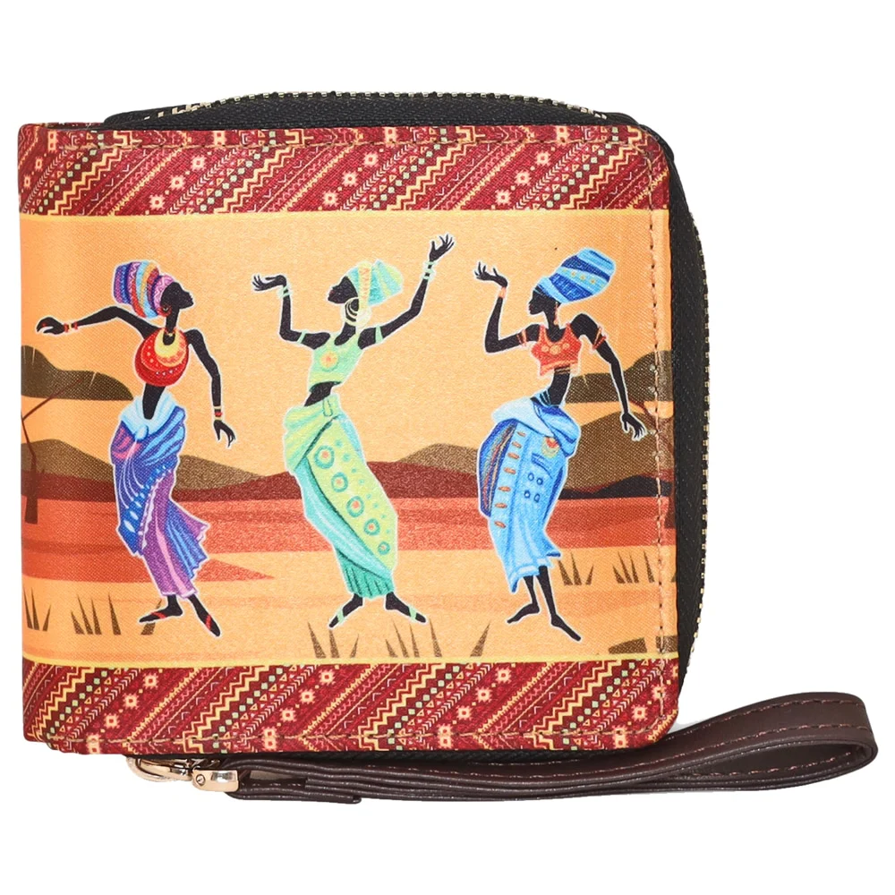 Sabhyata Masai Lady Design Wallet (SW4-06) - Yellow