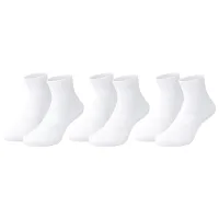 SL Special Mens Dry Fit Ankle Socks (White) Pack Of 3