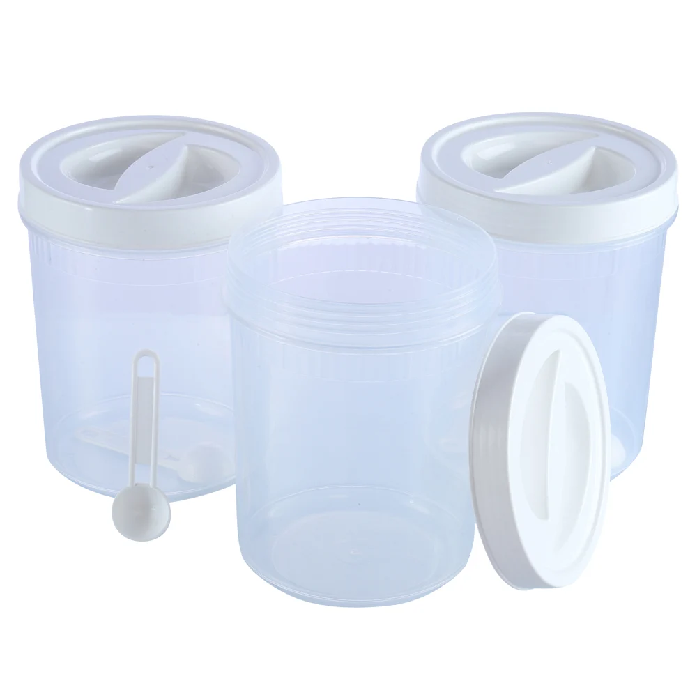 Unica Splendido Multipurpose Storage Canister (White) 1.75 L - Set of 3