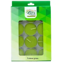 Tara Candles Scented T-light Candle (Lemongrass) - Pack of 12