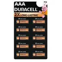 Duracell Alkaline AAA Battery - 10 Pieces