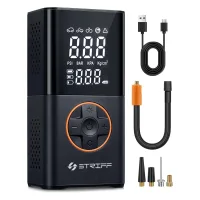Striff Ezair 4000mAh Digital Tyre Inflator (Black)
