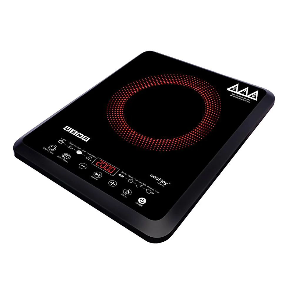 Usha CJ2000WTCXL Induction Cooktop (Black)