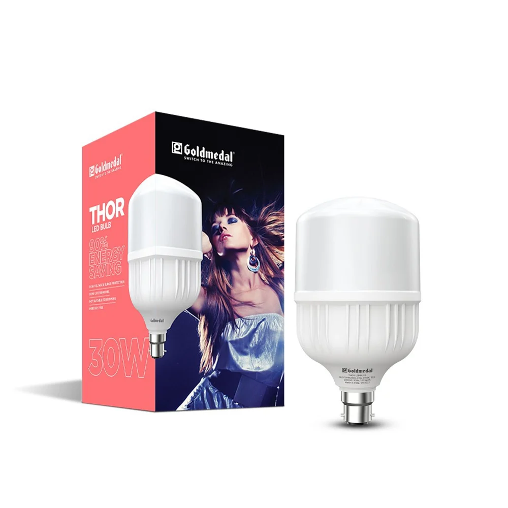 Goldmedal Thor B22 Base 30W LED Bulb - Cool Daylight