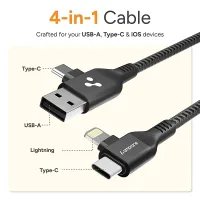 AMBRANE AC4CL11 4IN1 CABLE (Black-Grey)