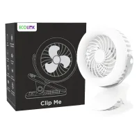 Ecolink By Philips Clip Me Mini Fan (White)