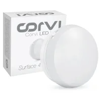 Corvi Led Light Surface 4 Round 6W (Driverless Dimmable Full Glow) Milky White