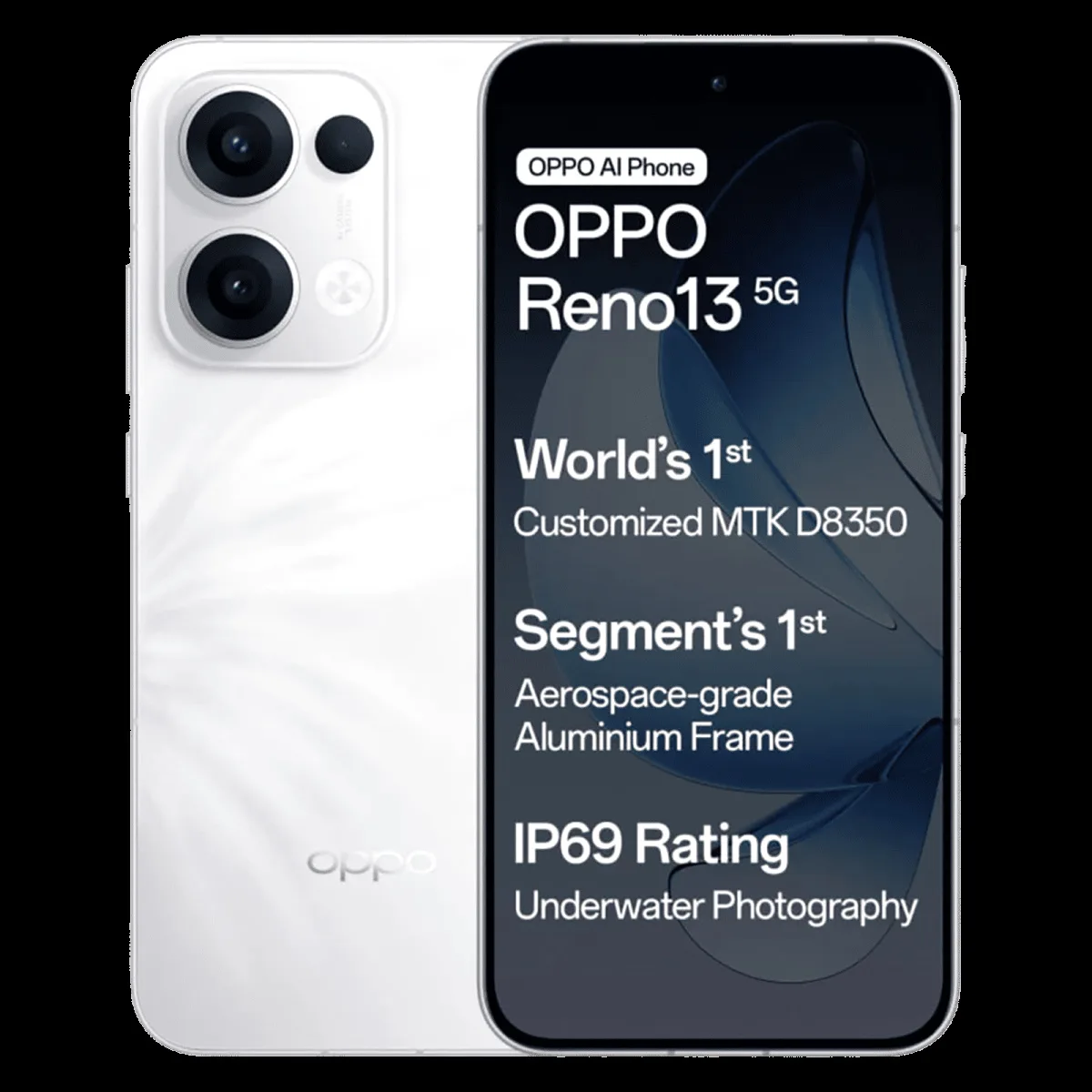 oppo Reno13 5G (8GB RAM, 128GB, Ivory White)