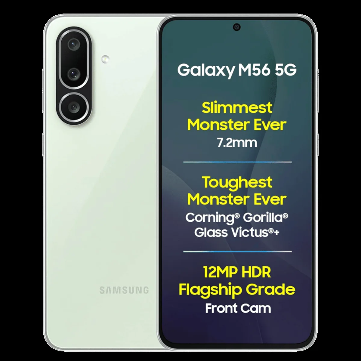 SAMSUNG Galaxy M56 5G (8GB RAM, 128GB, Light Green)
