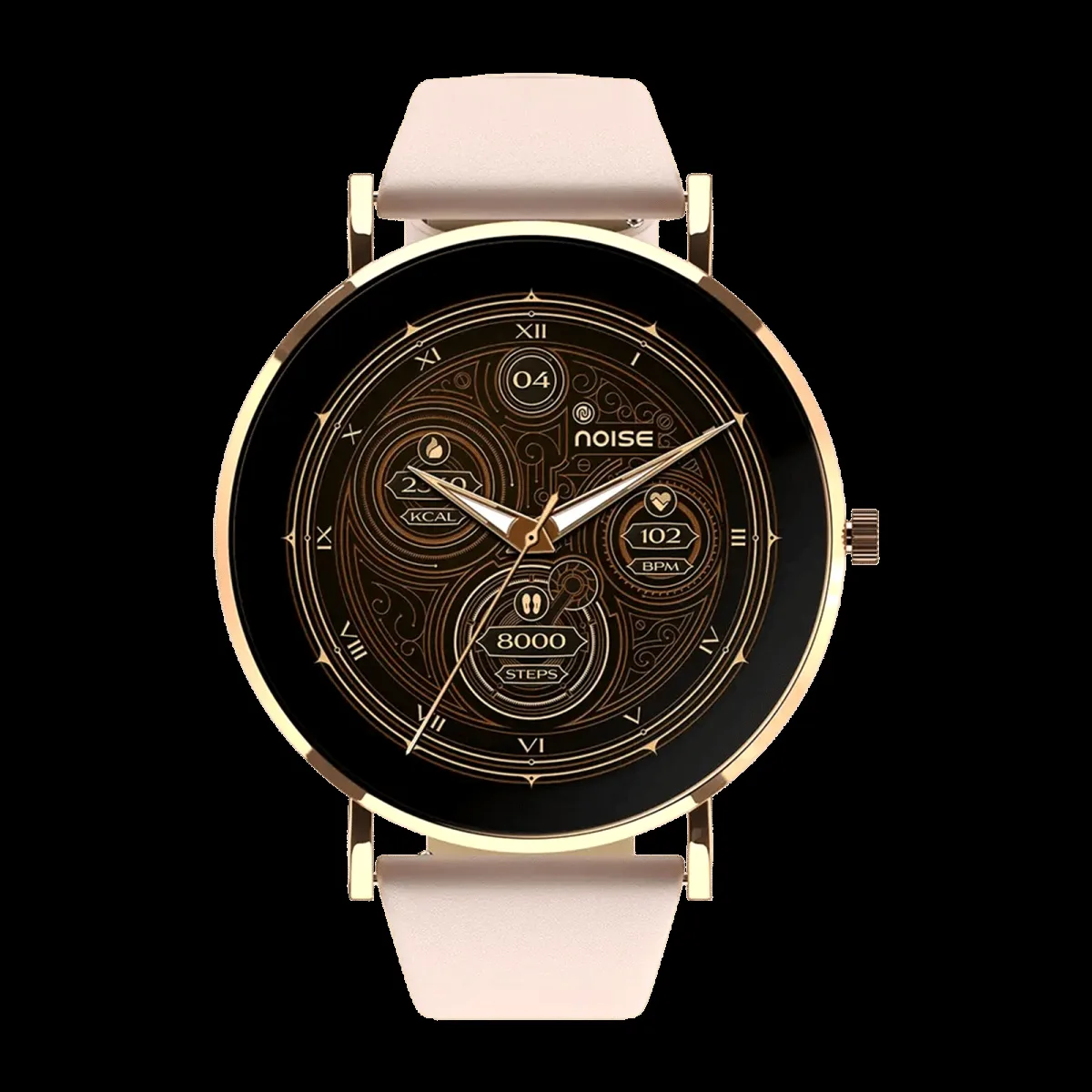 noise NoiseFit Diva 2 Smartwatch with Bluetooth Calling (36mm AMOLED Display, IP68 Water Resistant, Rose Pink Strap)