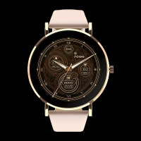 noise NoiseFit Diva 2 Smartwatch with Bluetooth Calling (36mm AMOLED Display, IP68 Water Resistant, Rose Pink Strap)