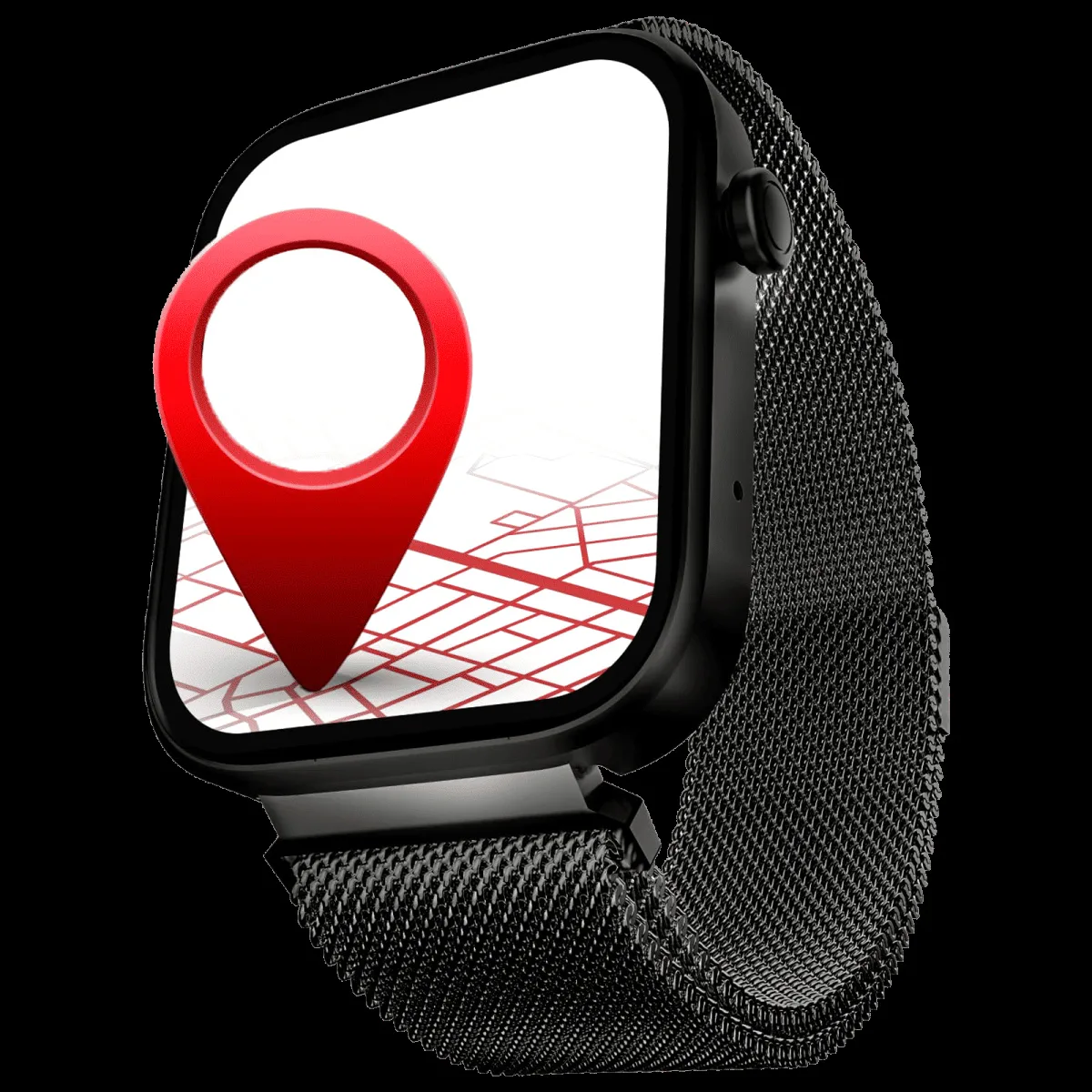boAt Storm Call 3 Smartwatch with Bluetooth Calling (46.4mm HD Display, IP67 Sweat Resistant, Black Metal Strap)