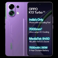 oppo K13 Turbo 5G (8GB RAM, 128GB, Purple Phantom)