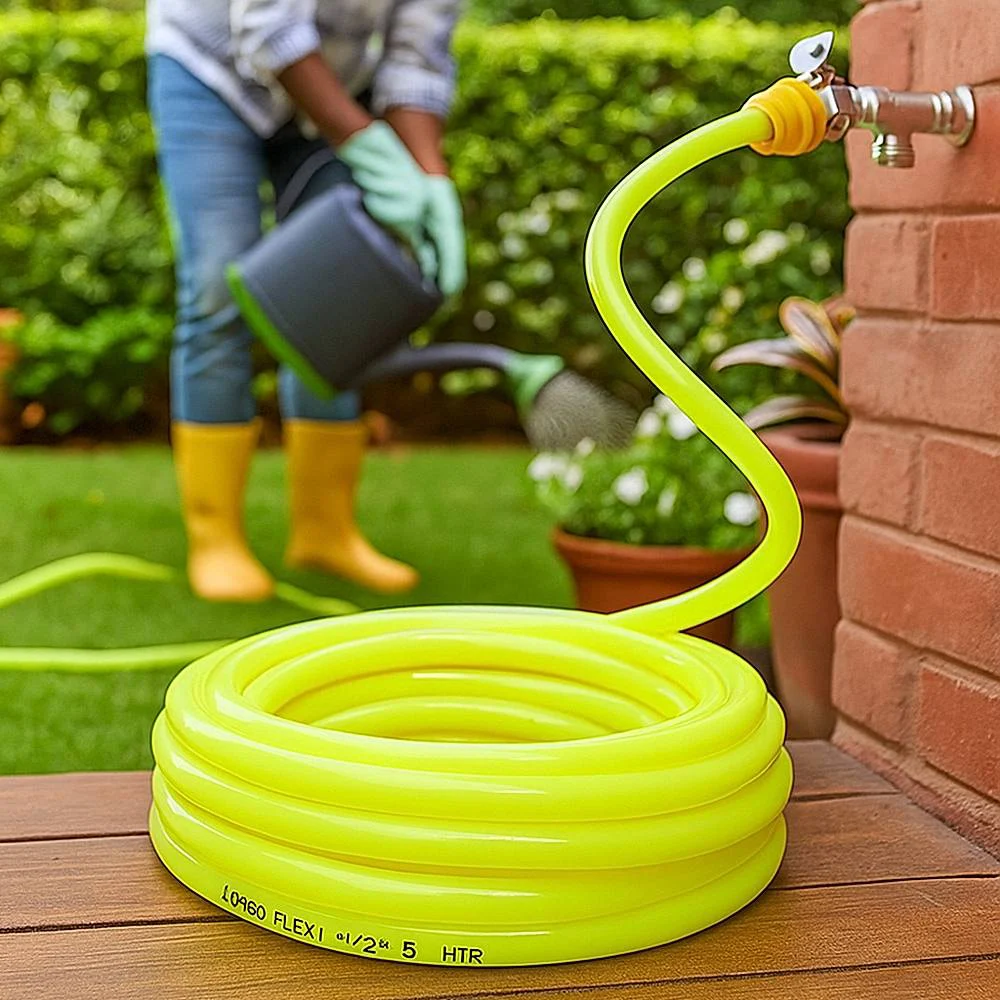 Ugaoo Flexi PVC Water Pipe with Leak Proof Adapter - 15 Meter